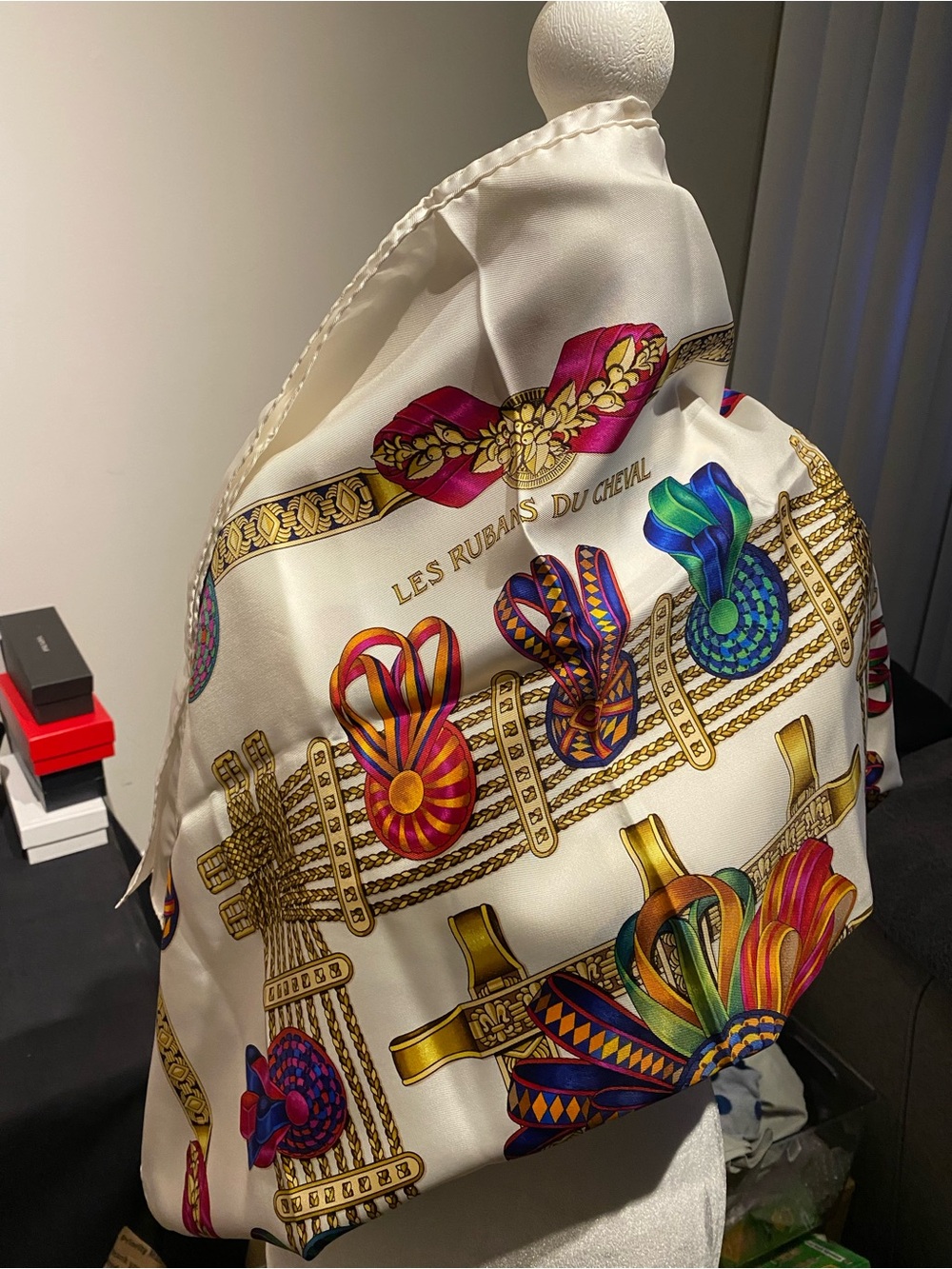 Hermes Silk Scarf